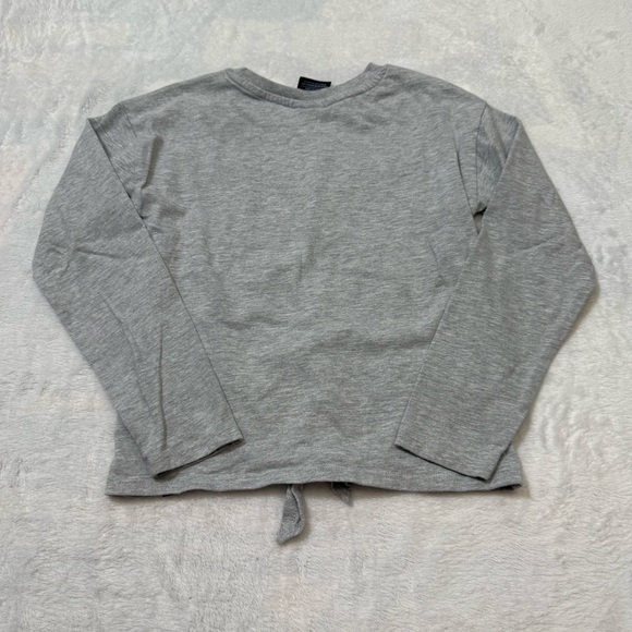 🍁3/$15 New Balance Kids Light Gray Long Sleeve Tee - Picture 4 of 4